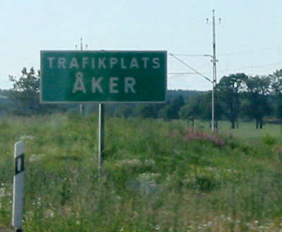 Trafikplats �ker