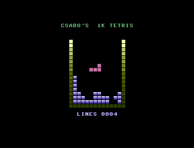 [Screenshot from Csabo’s 1k Tetris]