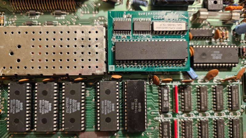 [CPU 8501 ersatt med adapterkort]