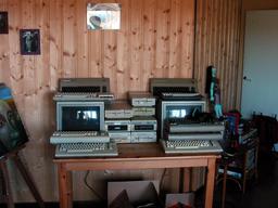 [Collection of vintage computers]