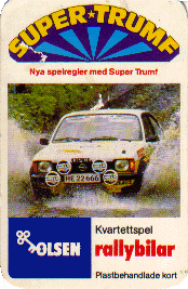 SuperTrumf - Rallybilar
