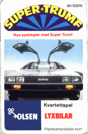 SuperTrumf - Lyxbilar