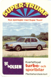 SuperTrumf - Turbo- och sportbilar